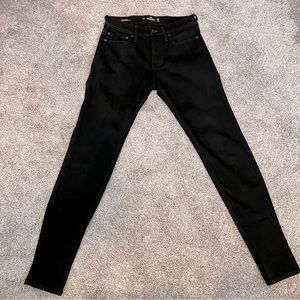 Hollister Super Skinny Jeans Black 28x32